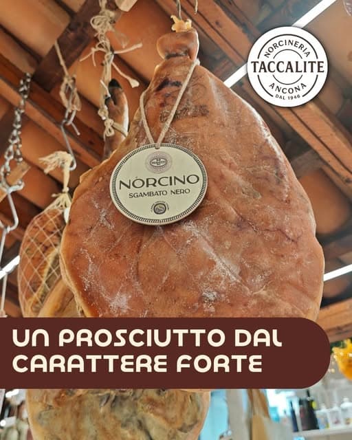 Prosciutto di Norcia IGP: un prosciutto dal carattere forte, per chi ama i sapori autentici e decisi.